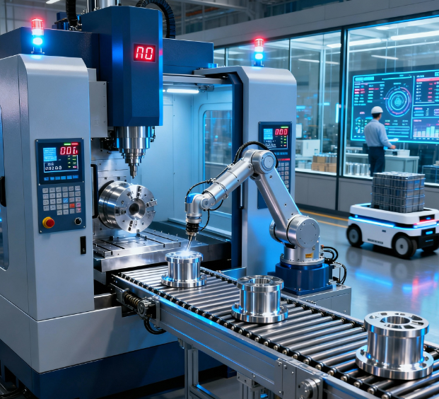 Como melhorar a automação da linha de produção com centros de usinagem horizontais?